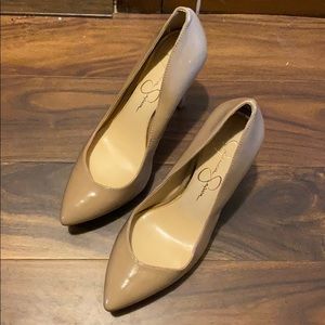 Beige Jessica Simpson heels